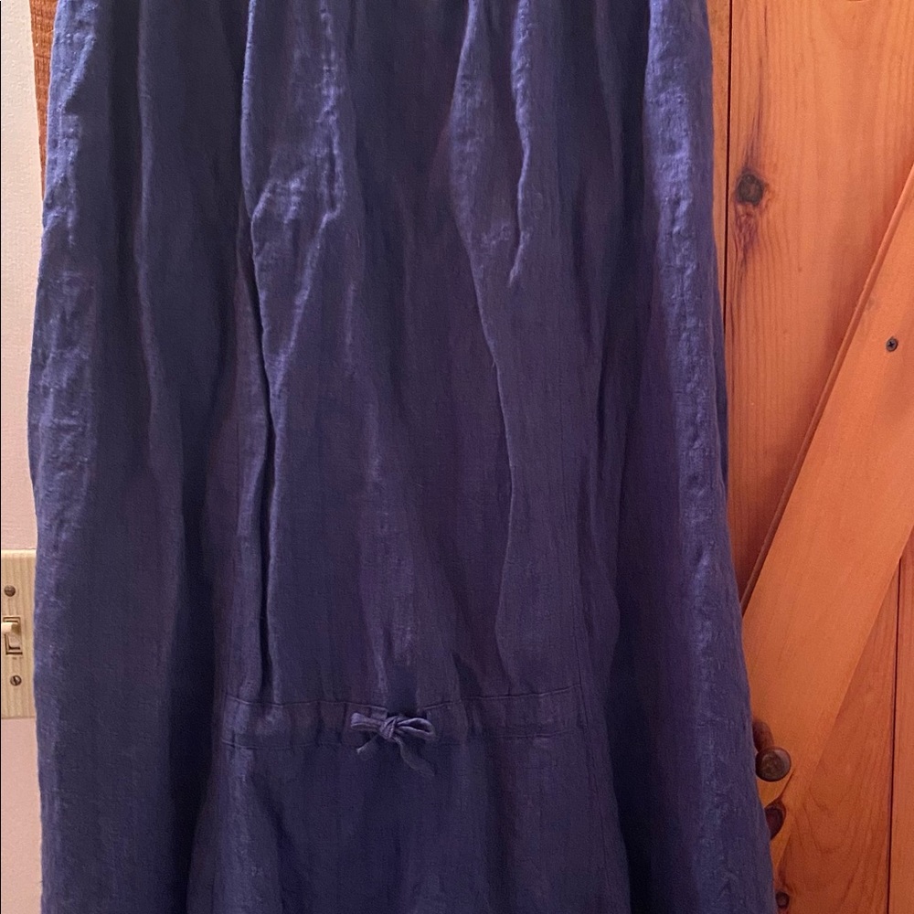 FLAX lightweight 100% Rayon maxi skirt size S - Picture 2 of 6
